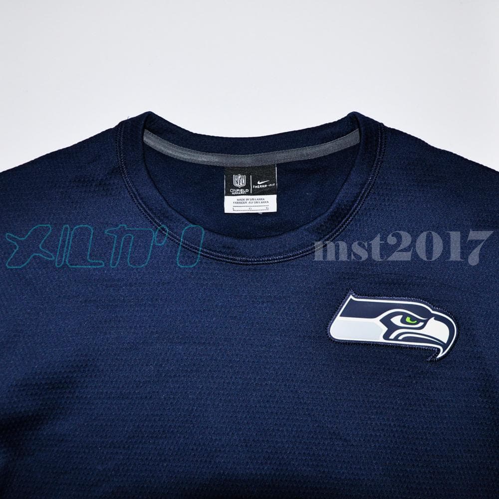 【NFL ウォームアップ】NIKE シーホークス テクスチャード クルーネック