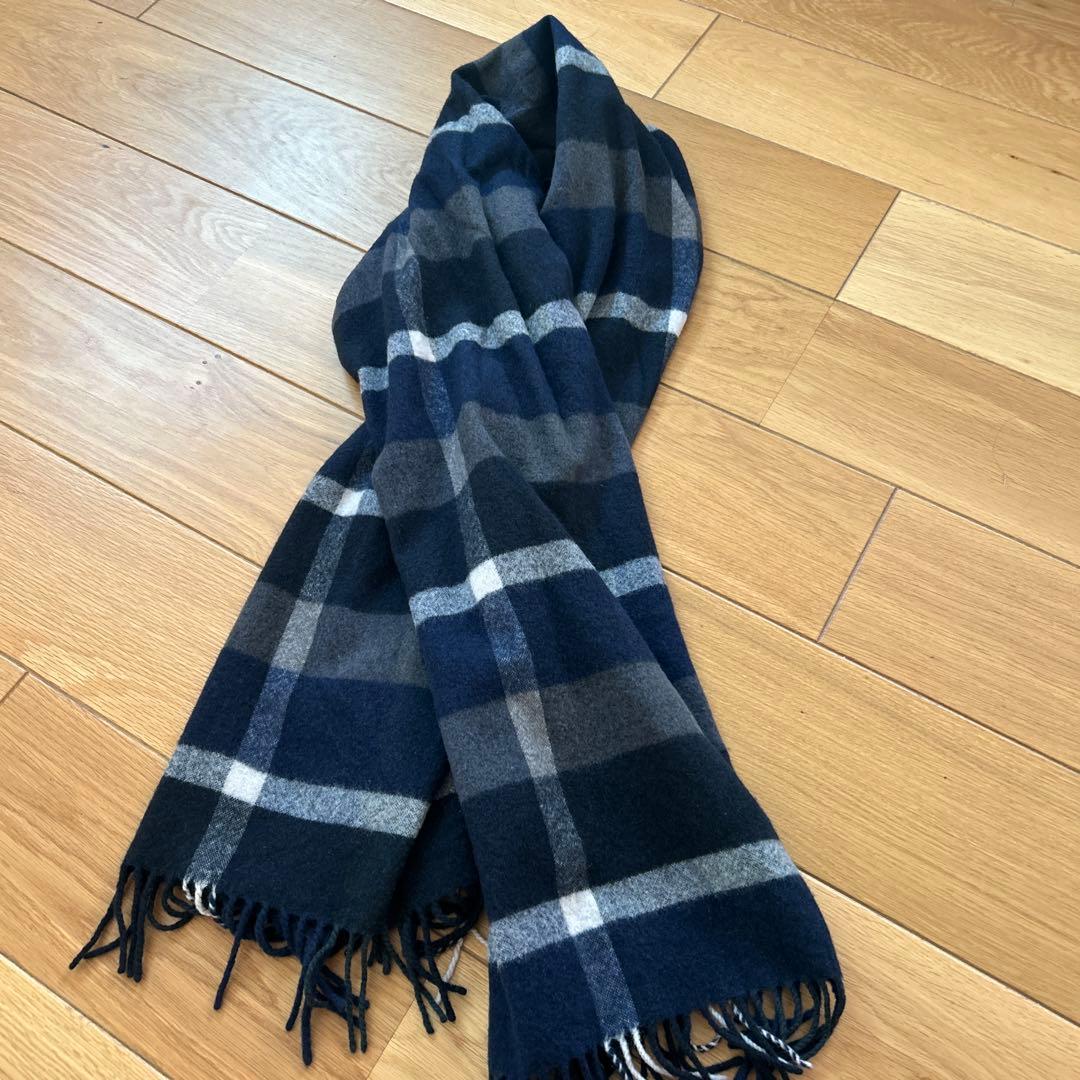 クレストブリッジチェックウォッシャブルカシミヤストール