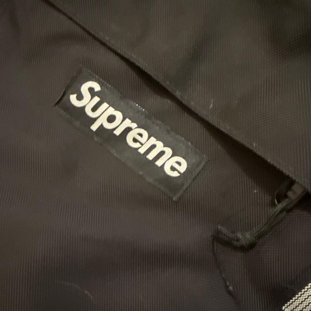 未使用品　Supreme ブラック ボストンバッグ