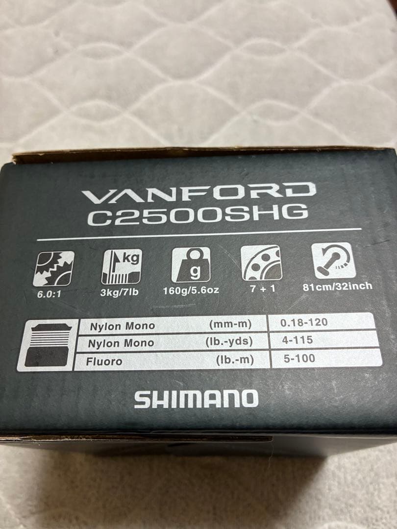 SHIMANO VANFORD C2500SHG 予備スプール付き