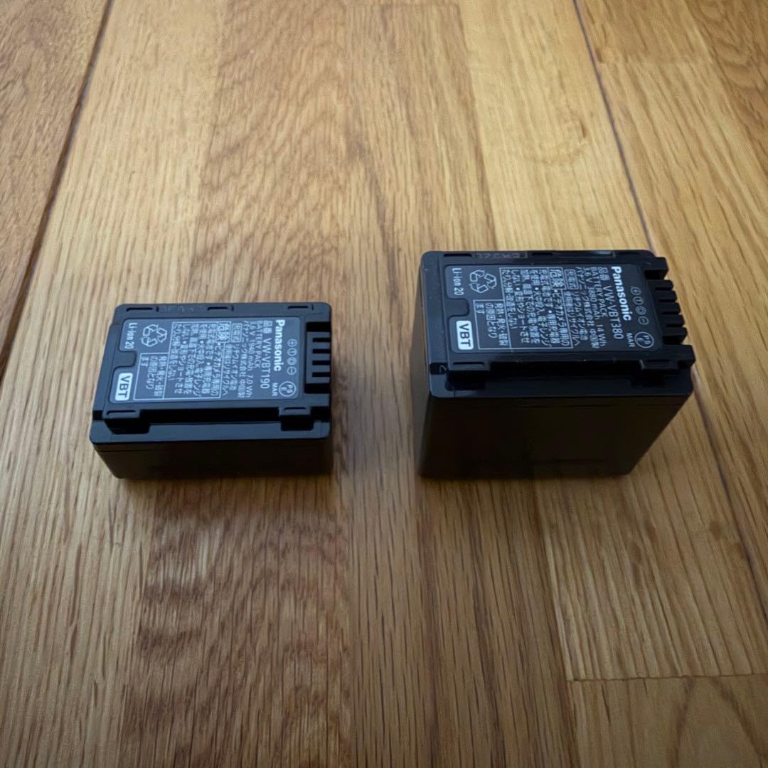 【美品】パナソニック ビデオカメラ590MS 大容量バッテリー 64GB