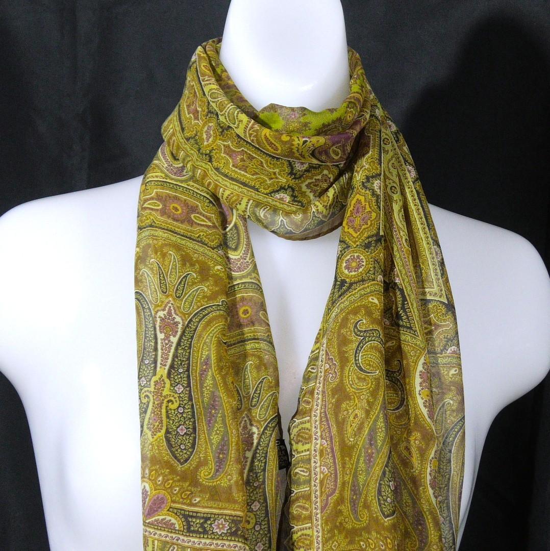 極美品　ETRO エトロ　大判ストール　スカーフ　シルク100％　 D539