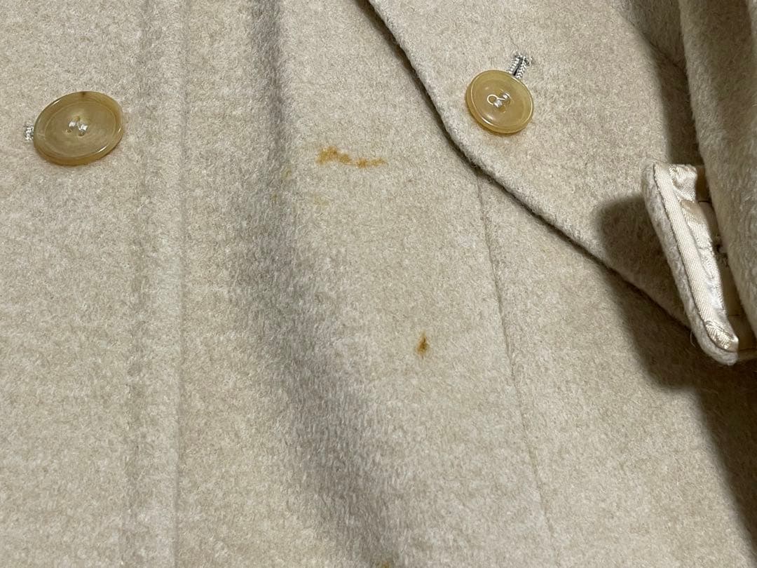 シミあり マックスマーラ MAX MARA キャメルヘア コート 42