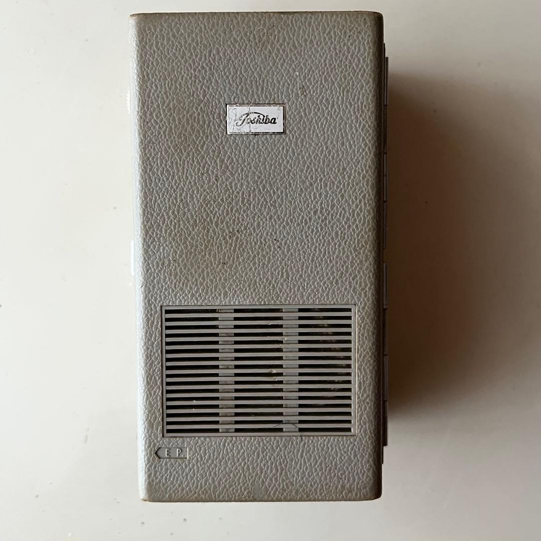 昭和レトロ　東芝トランジスタークロックラジオモデル 6C-767 ジャンク