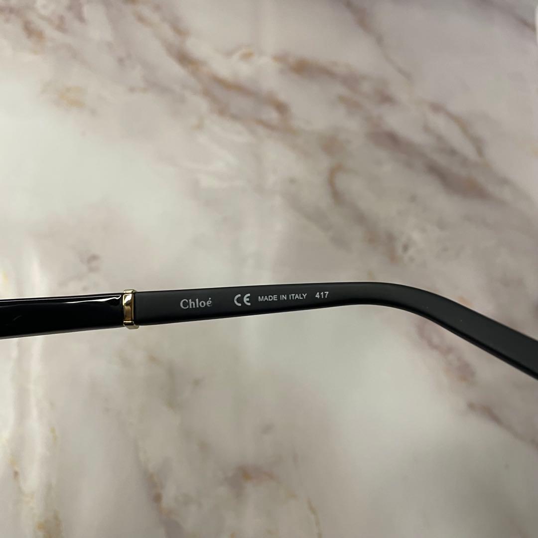Chloe クロエ オーバル Y2K モード サングラス ケース付き