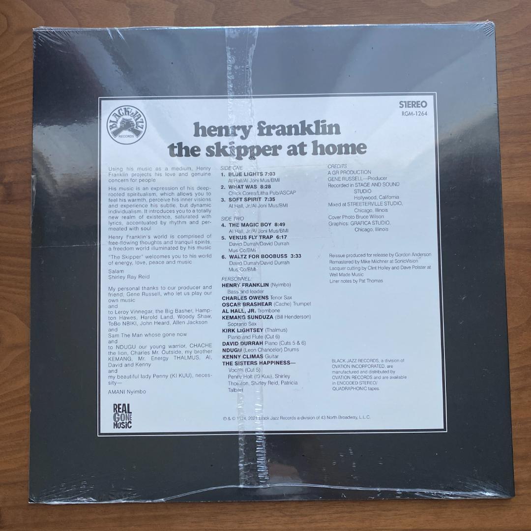 LP Henry Franklin The Skipper At  再発