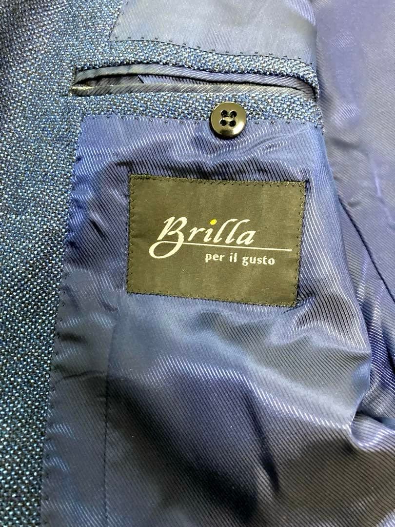 【美品】Brilla per il gustoモヘヤ カシミヤ シルク 混 48