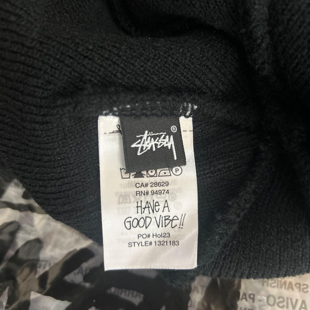 STUSSY Workgear Print Skullcap ブラック
