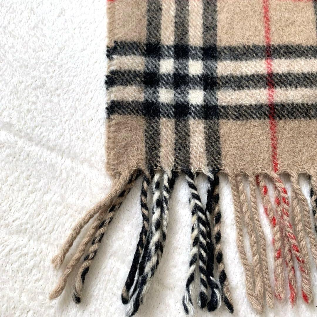 Burberry's バーバリー　ウールマフラー　ノバチェック　ベージュ