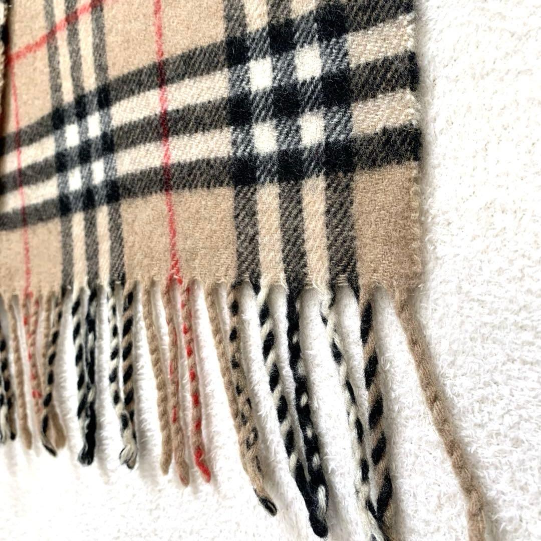 Burberry's バーバリー　ウールマフラー　ノバチェック　ベージュ