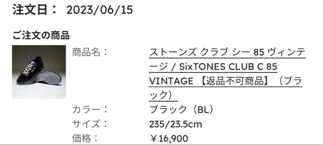 Reebok SixTONES ＆ Feel da CITYパーカー（未開封）