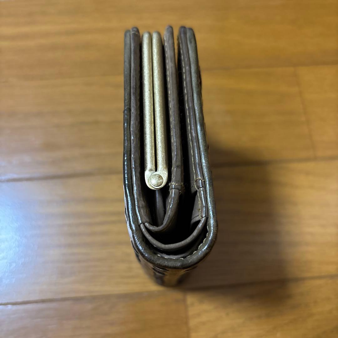 genten 編み込みデザイン 二つ折り財布