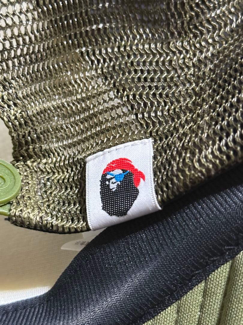 美品☆A BATHING APE パイレーツストア限定 メッシュキャップ