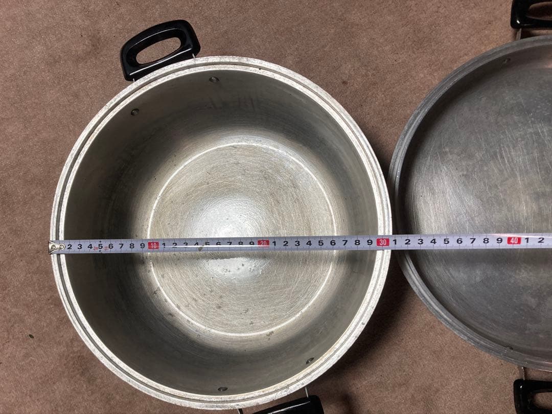Health ヘルス　アルミ製　無水鍋 31cm