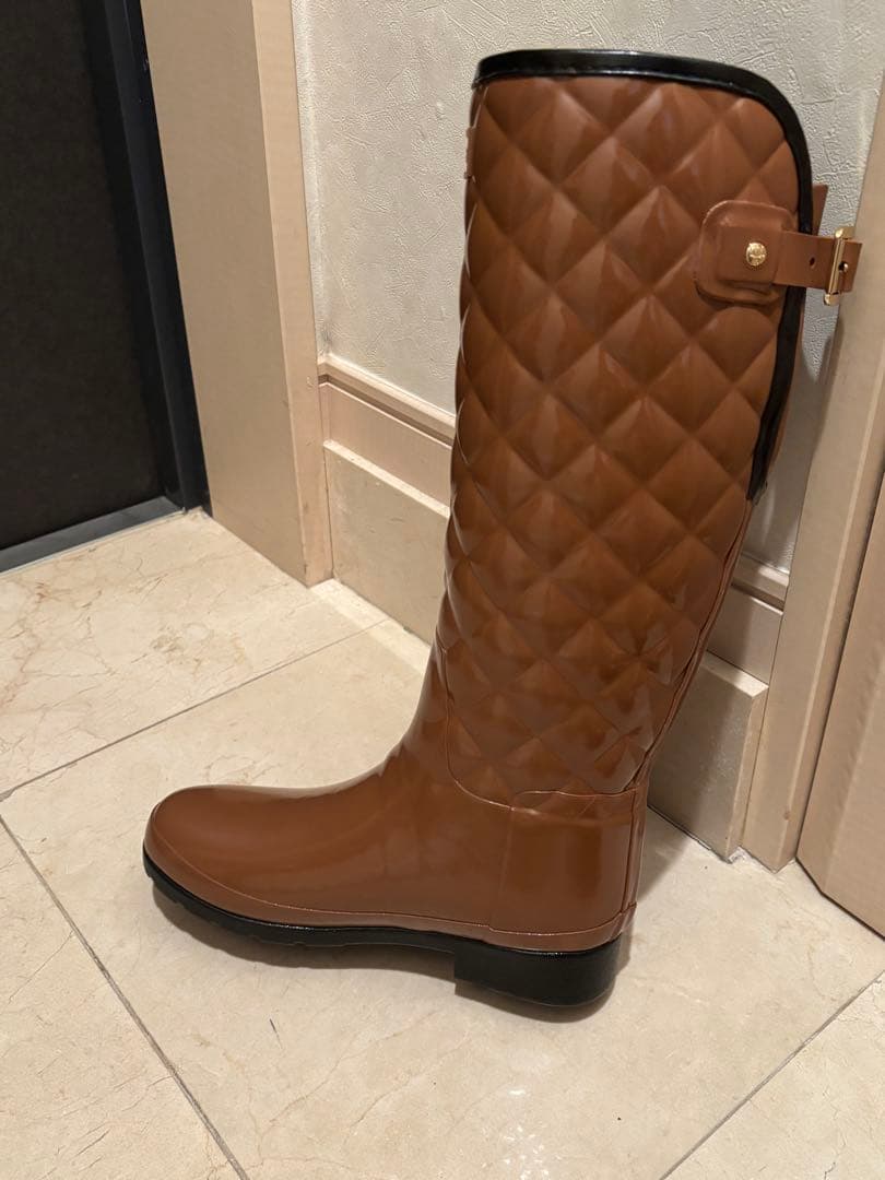 ！きなこさん専用！HUNTER キルティング 23cm/UK4 バックル付き