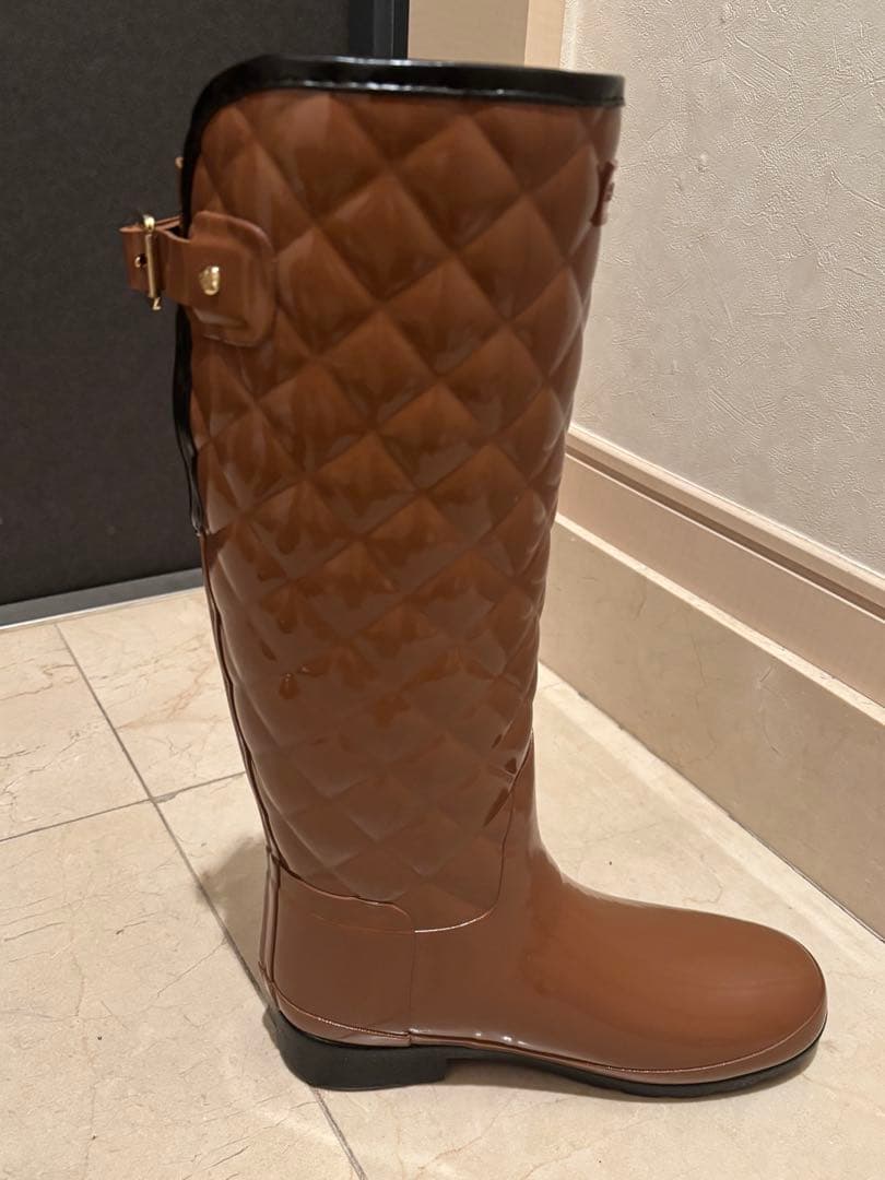 ！きなこさん専用！HUNTER キルティング 23cm/UK4 バックル付き