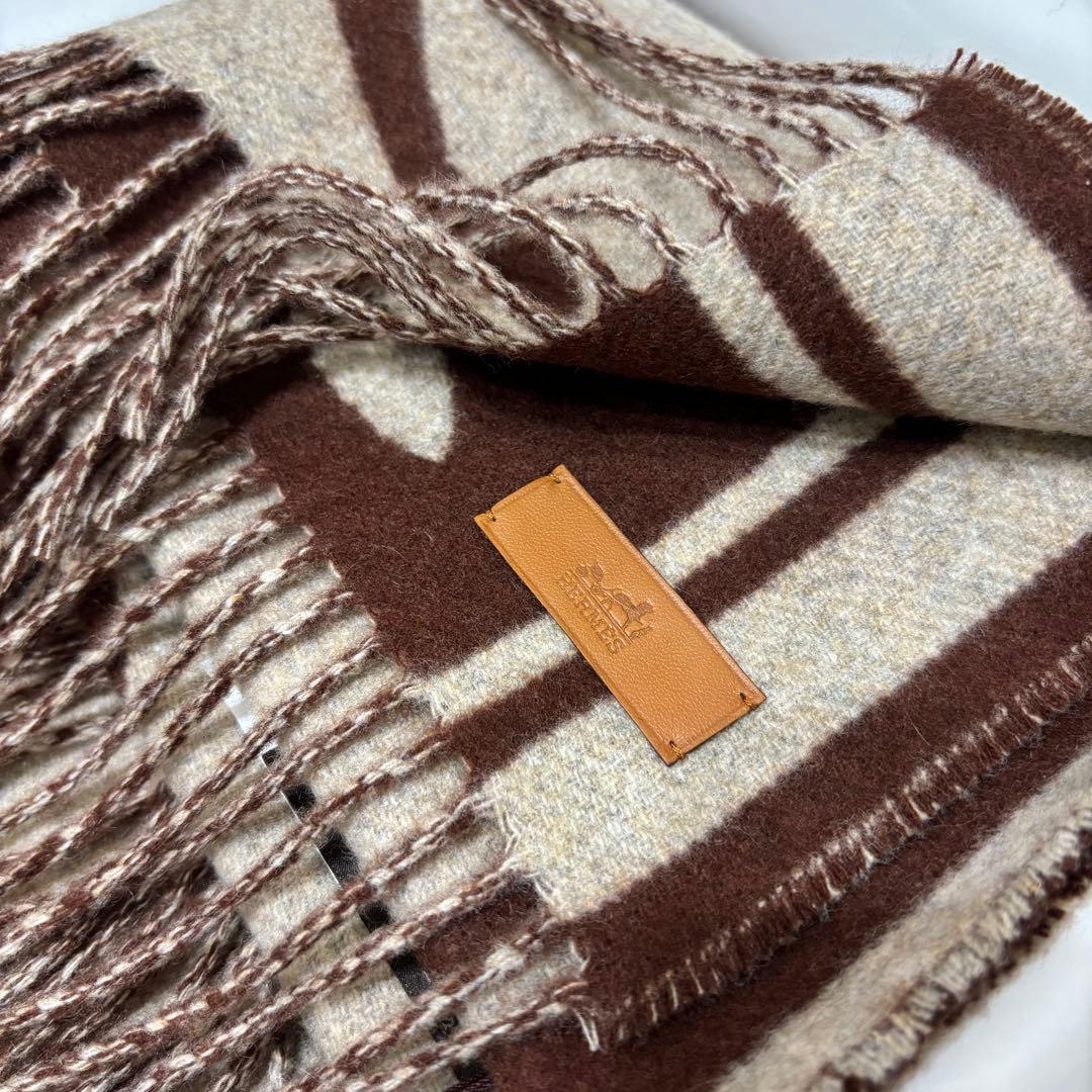 新品✨エルメス テット・ア・クー レディースカシミヤマフラー プレゼント