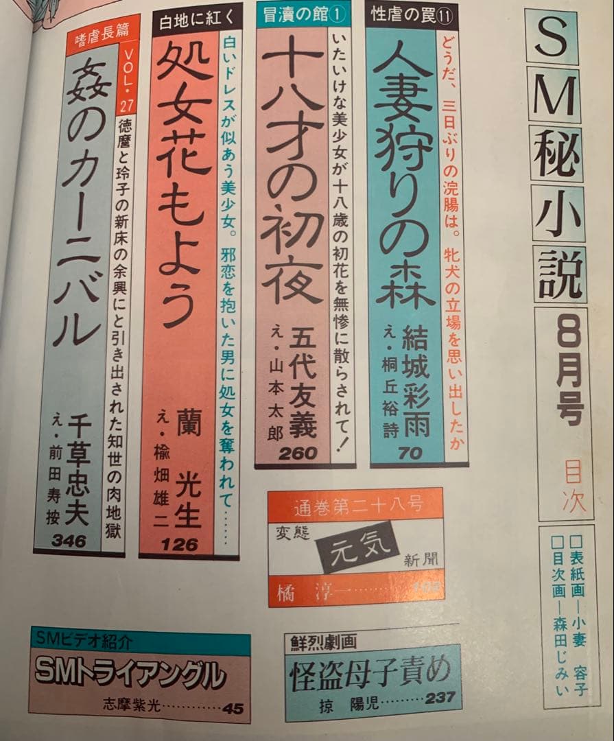 SM秘小説86.8 87.5