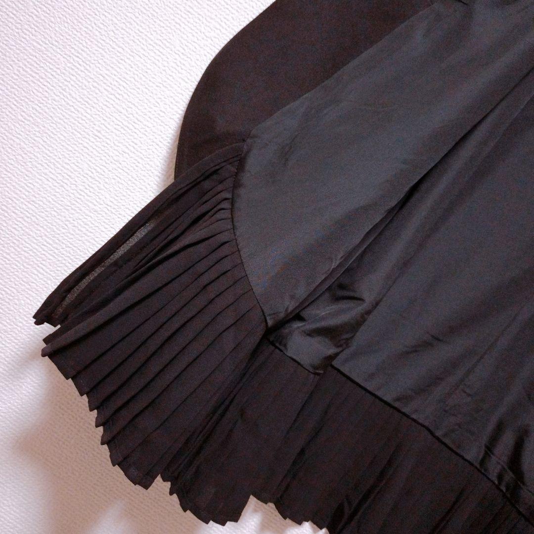 ✨️新品✨️antiquaアンティカ プリーツジャケット ブラック F