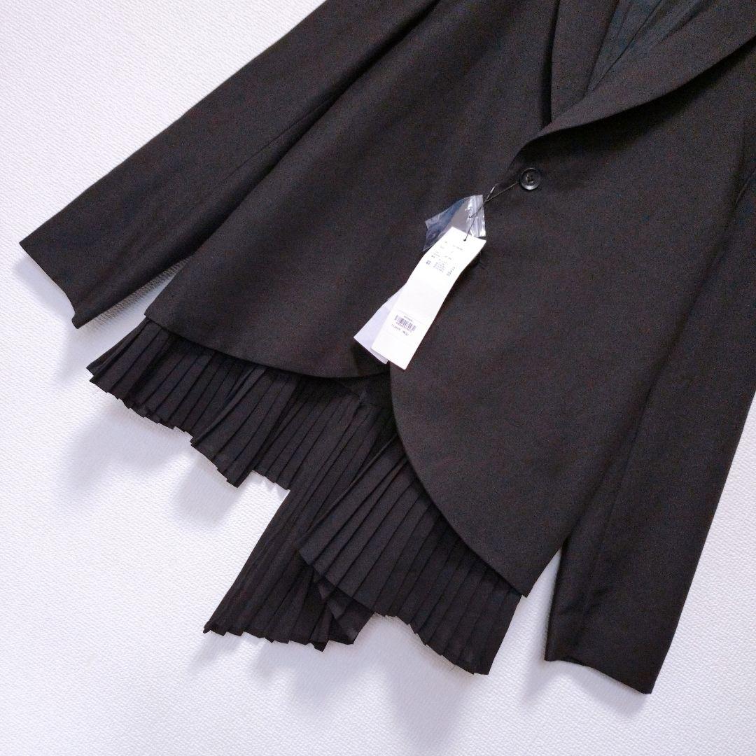 ✨️新品✨️antiquaアンティカ プリーツジャケット ブラック F