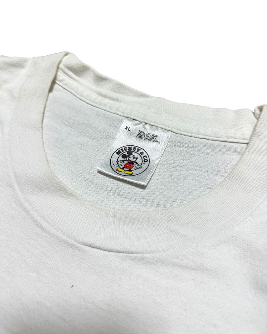 お*中様 90s Disney Mickey Mouse Vintage T ア