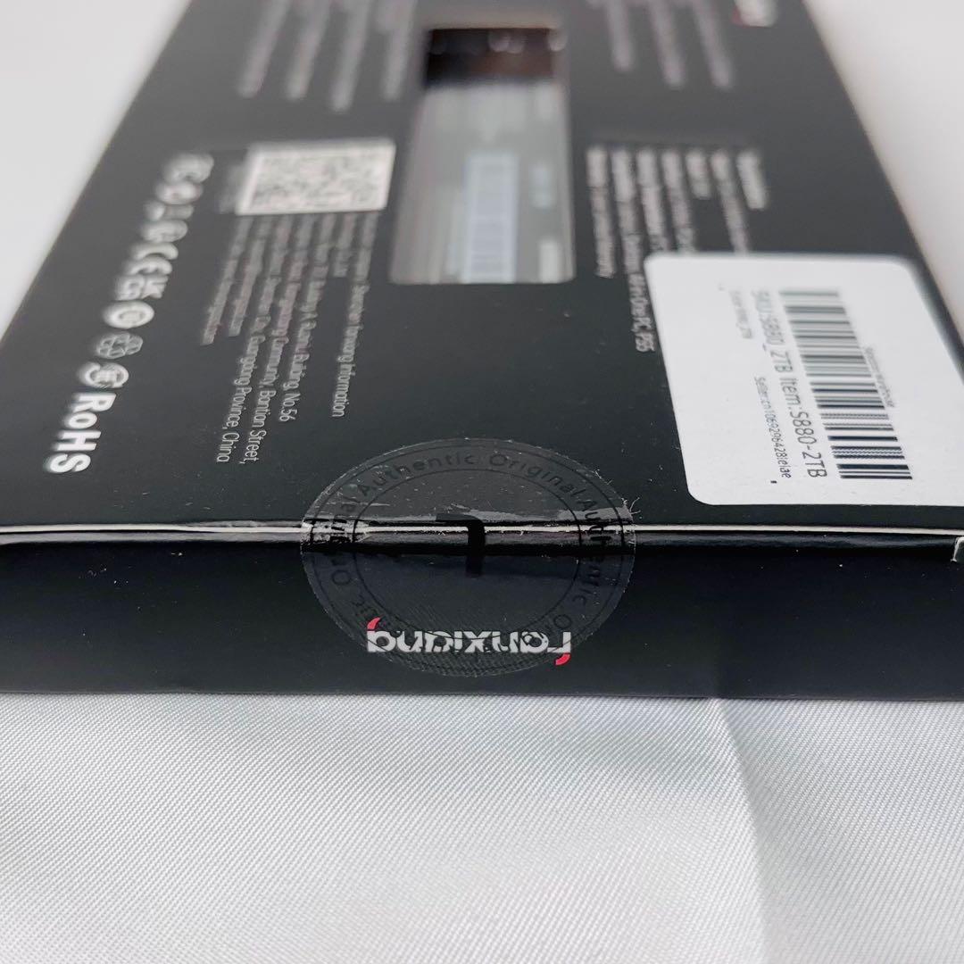 【新品未使用】Fanxiang S880 2TB m.2 ssd