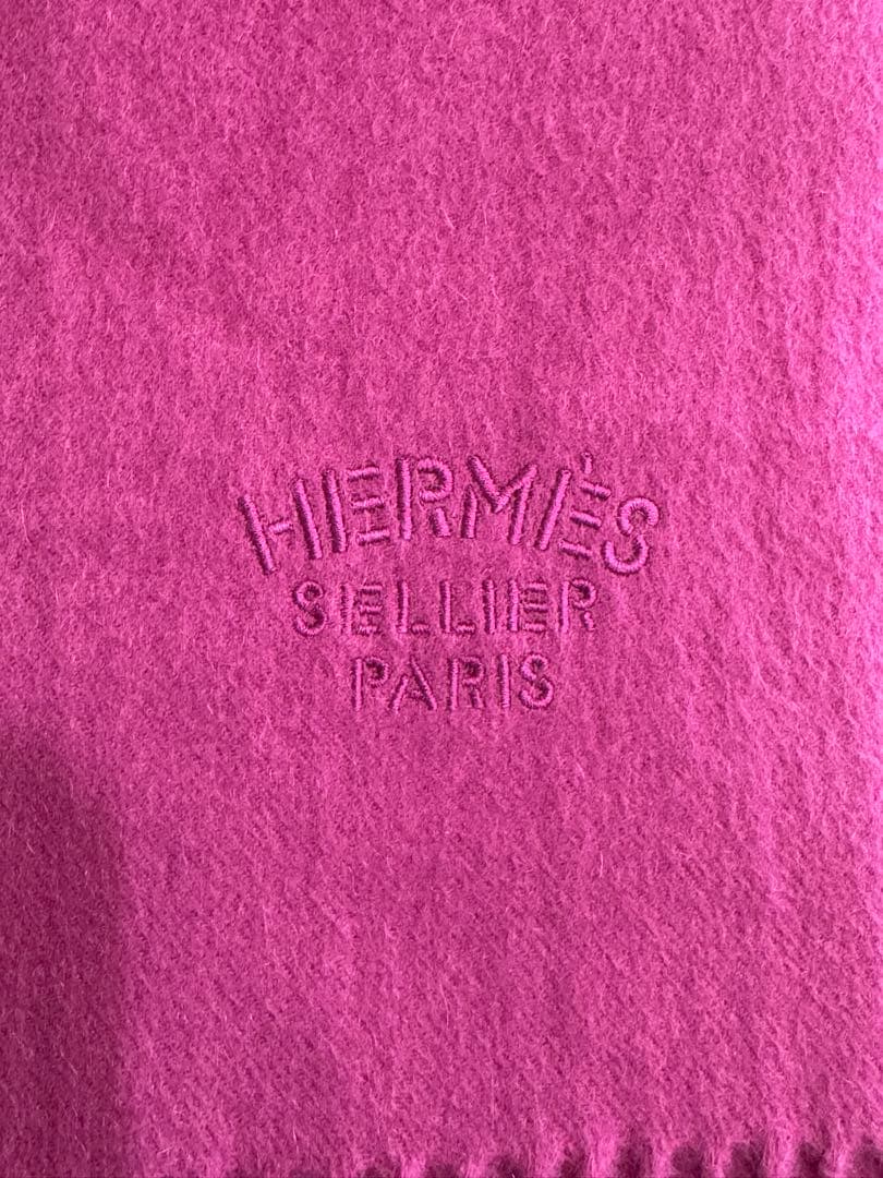 HERMES カシミア　ストールの