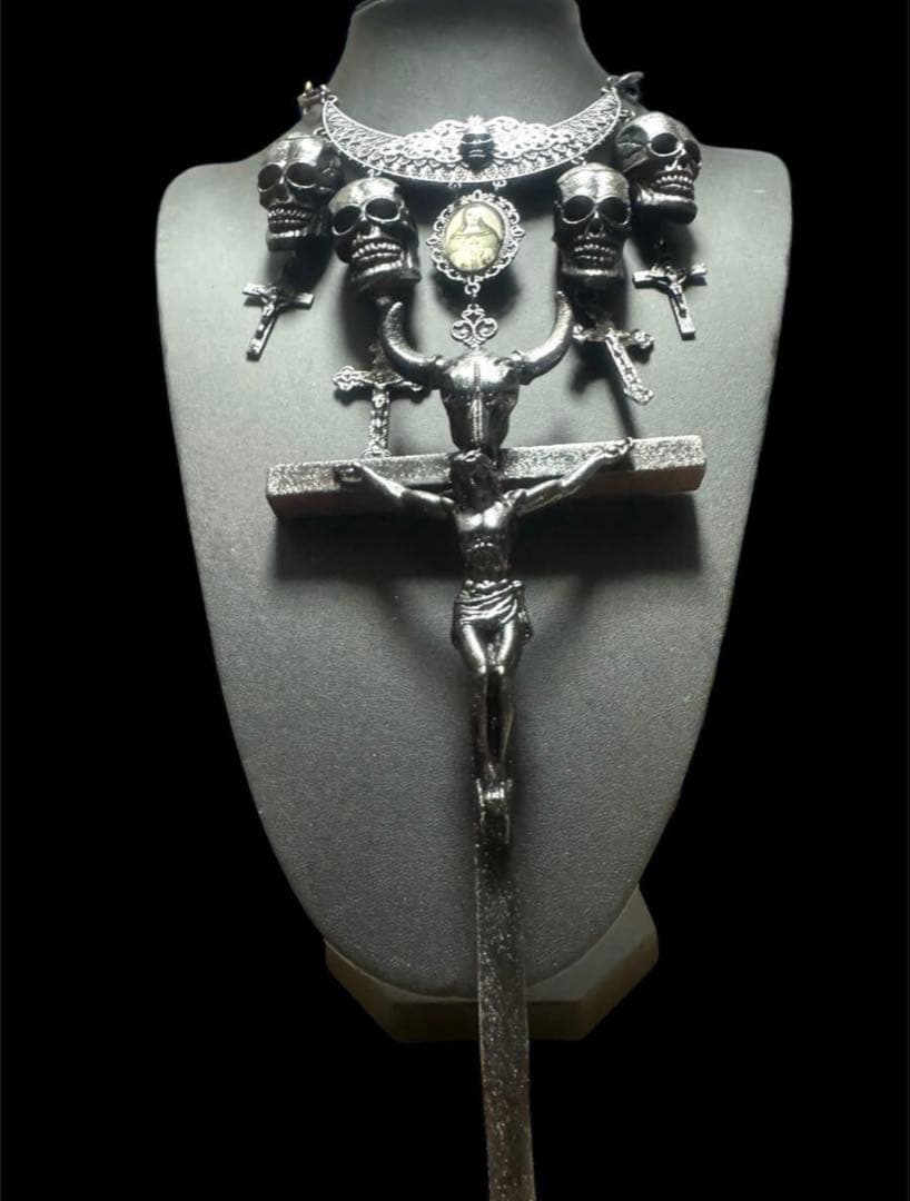 アクセサリー Jean Paul GAULTIER skull cross necklace