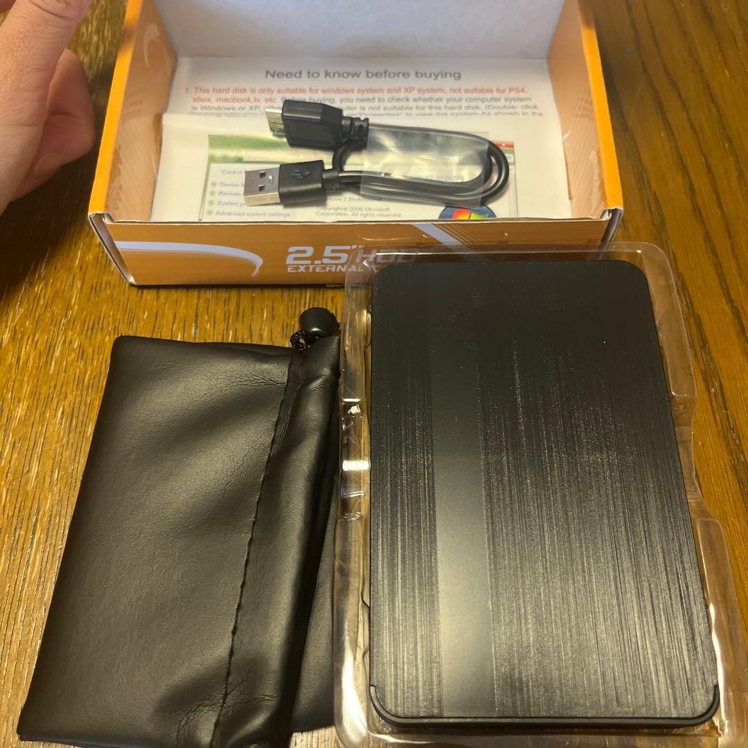 高耐久外付けハードディスク1TB