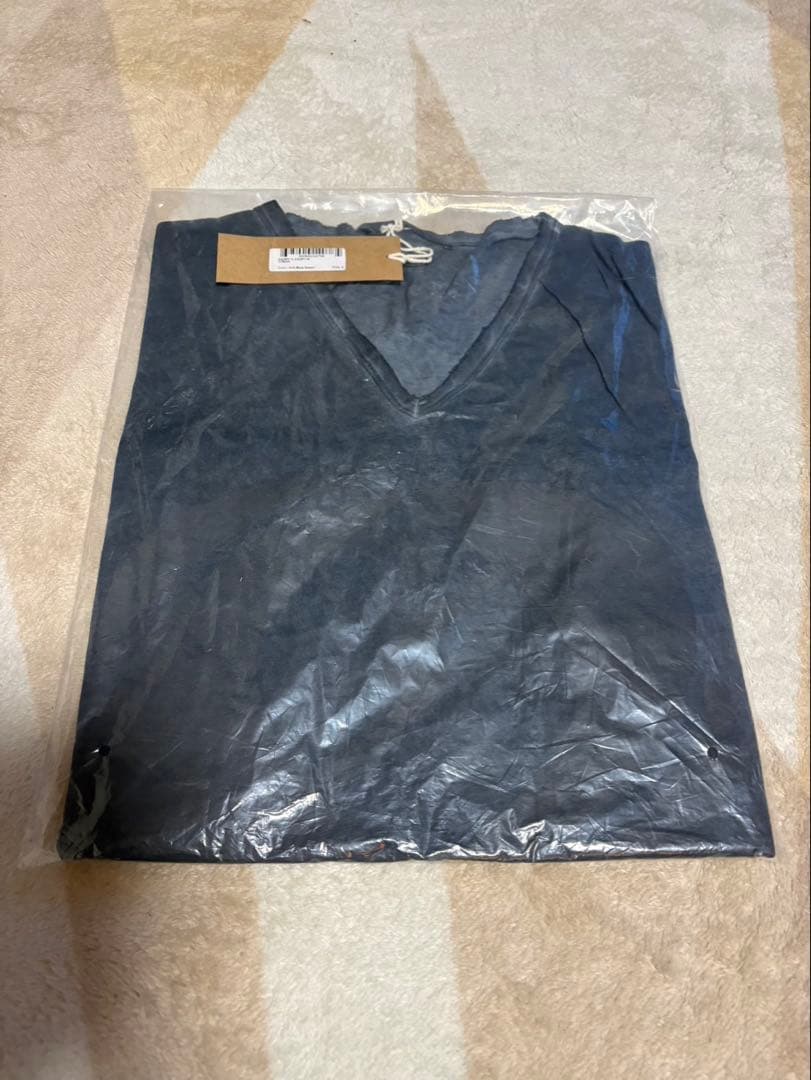 【値下げ】Salsation Blue Denim Vネック半袖Tシャツ S