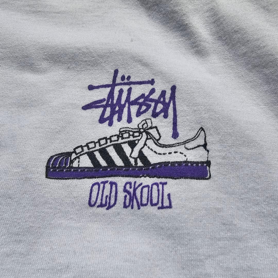 80s stussy OLD SKOOL FLAVOR © XL
