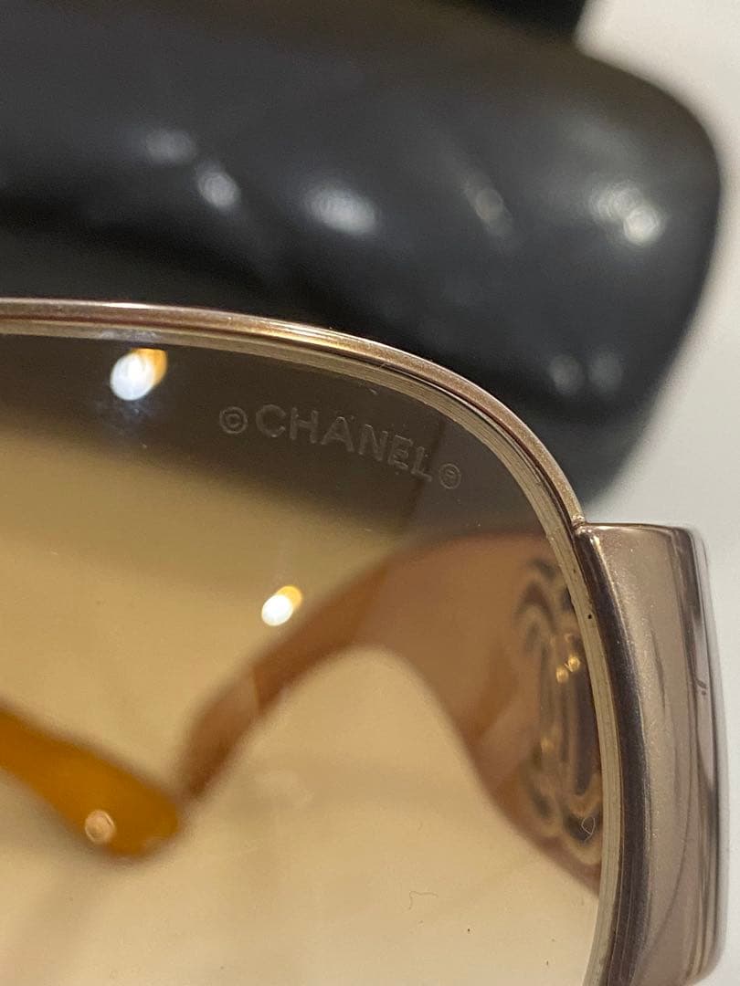 CHANEL シャネル サングラス 4153 ブラウン系 ケース付き
