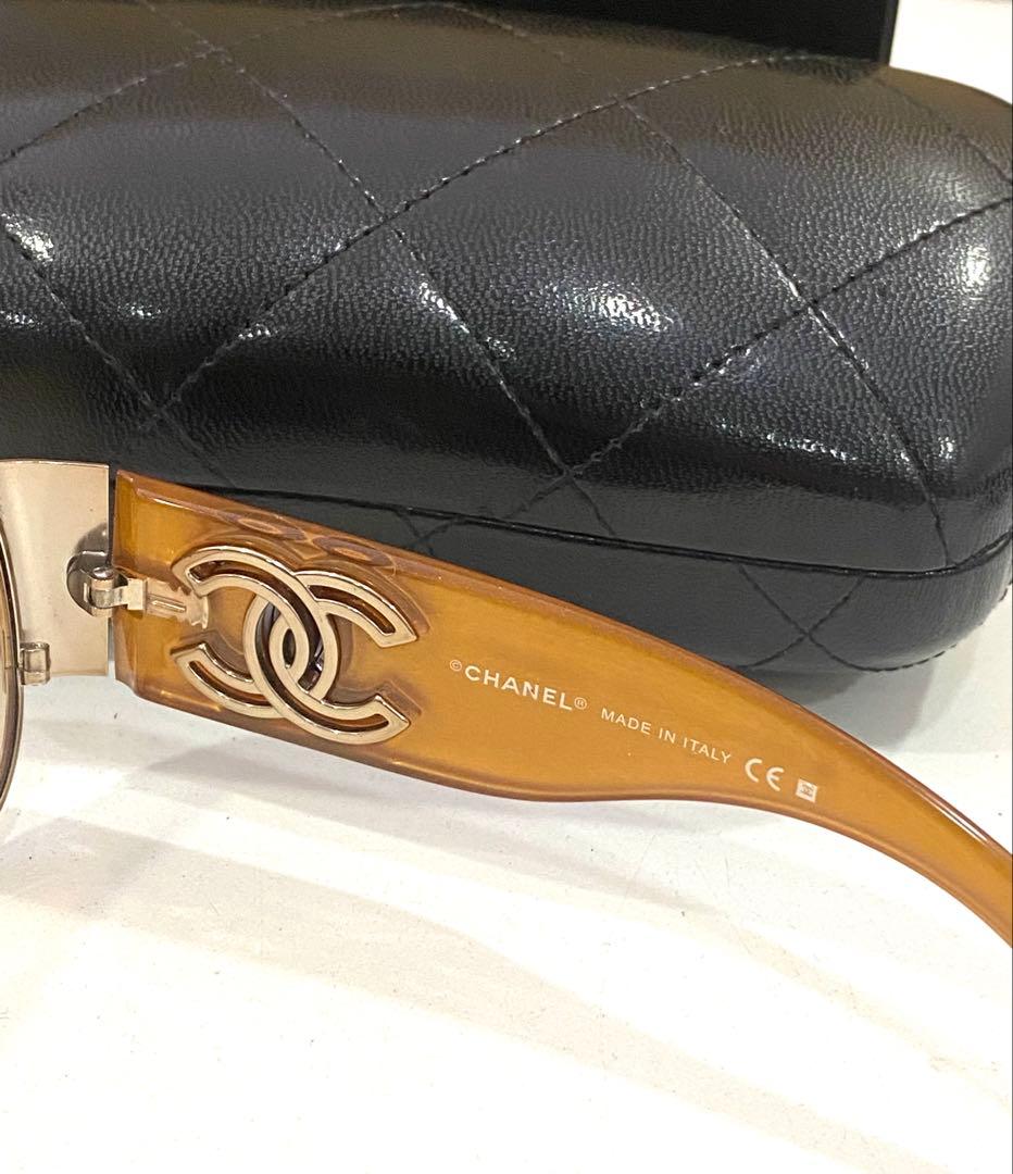 CHANEL シャネル サングラス 4153 ブラウン系 ケース付き