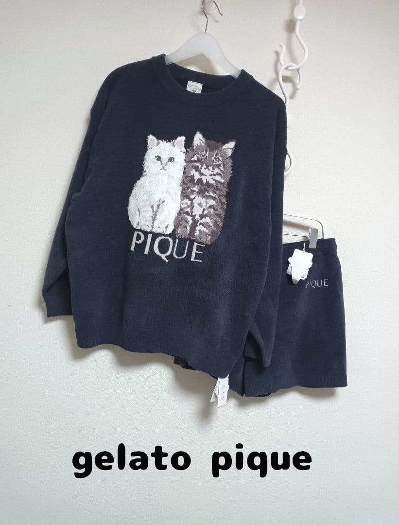 新品 gelato pique ツインキャット セットアップ