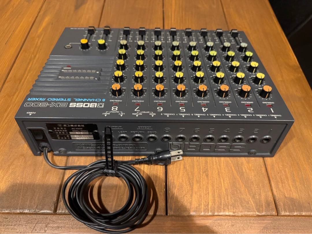 BOSS BX-800 8チャンネルアナログミキサー
