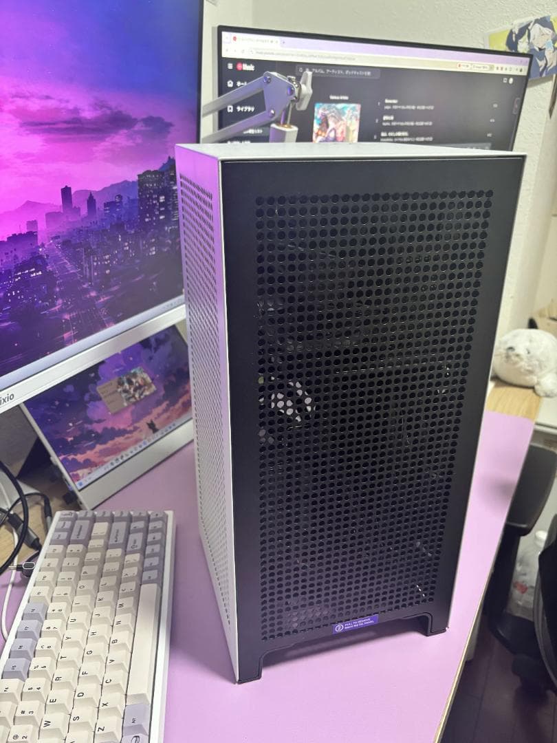 【販売終了品】NZXT H1 V2 ミニタワーPCケース ホワイト