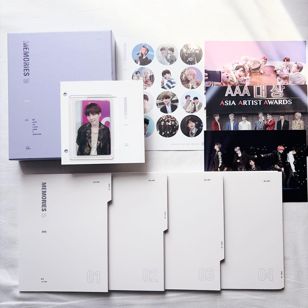 BTS Memories 2018 Blu-ray SUGA ユンギ★匿名配送