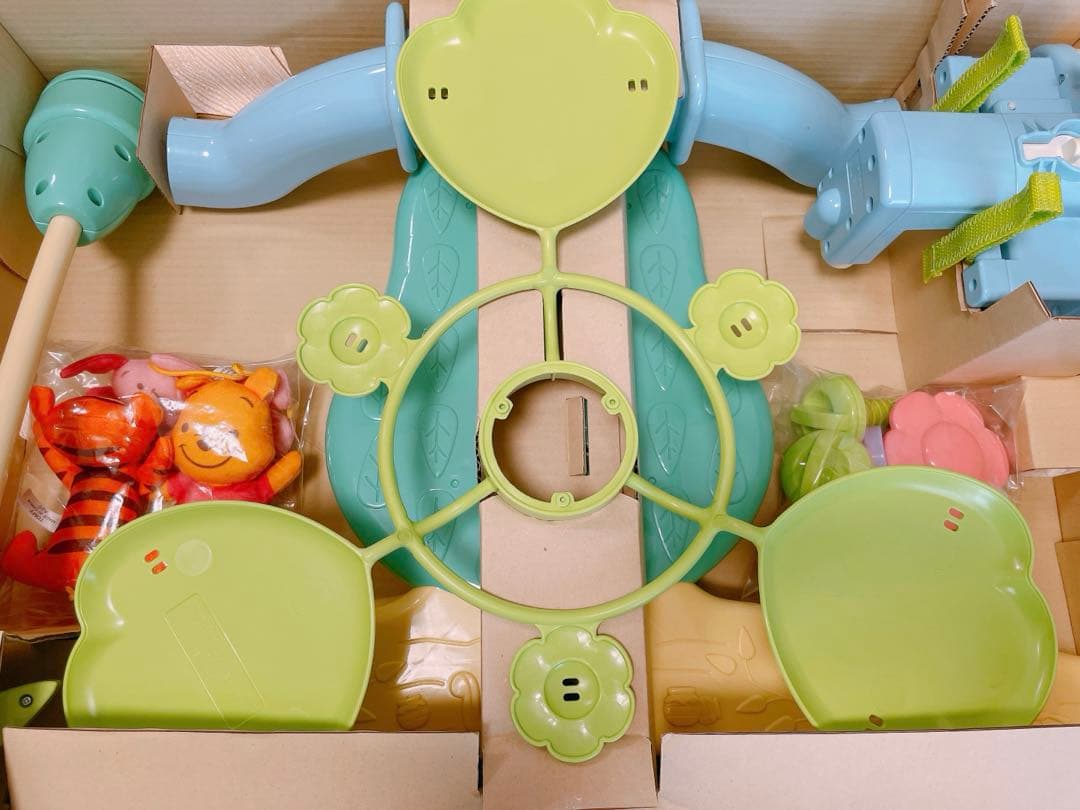 【完品】くまのプーさん　えらべる回転6WAY ジムにへんしんメリー