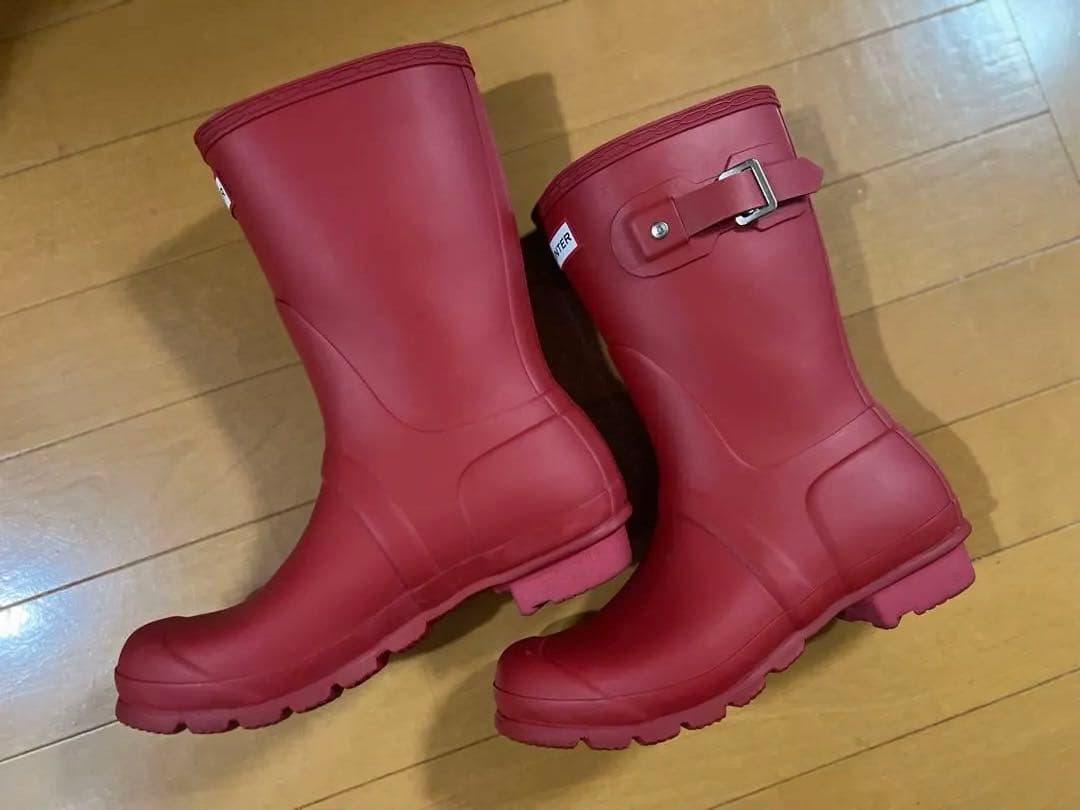【mana】HUNTER レッド長靴