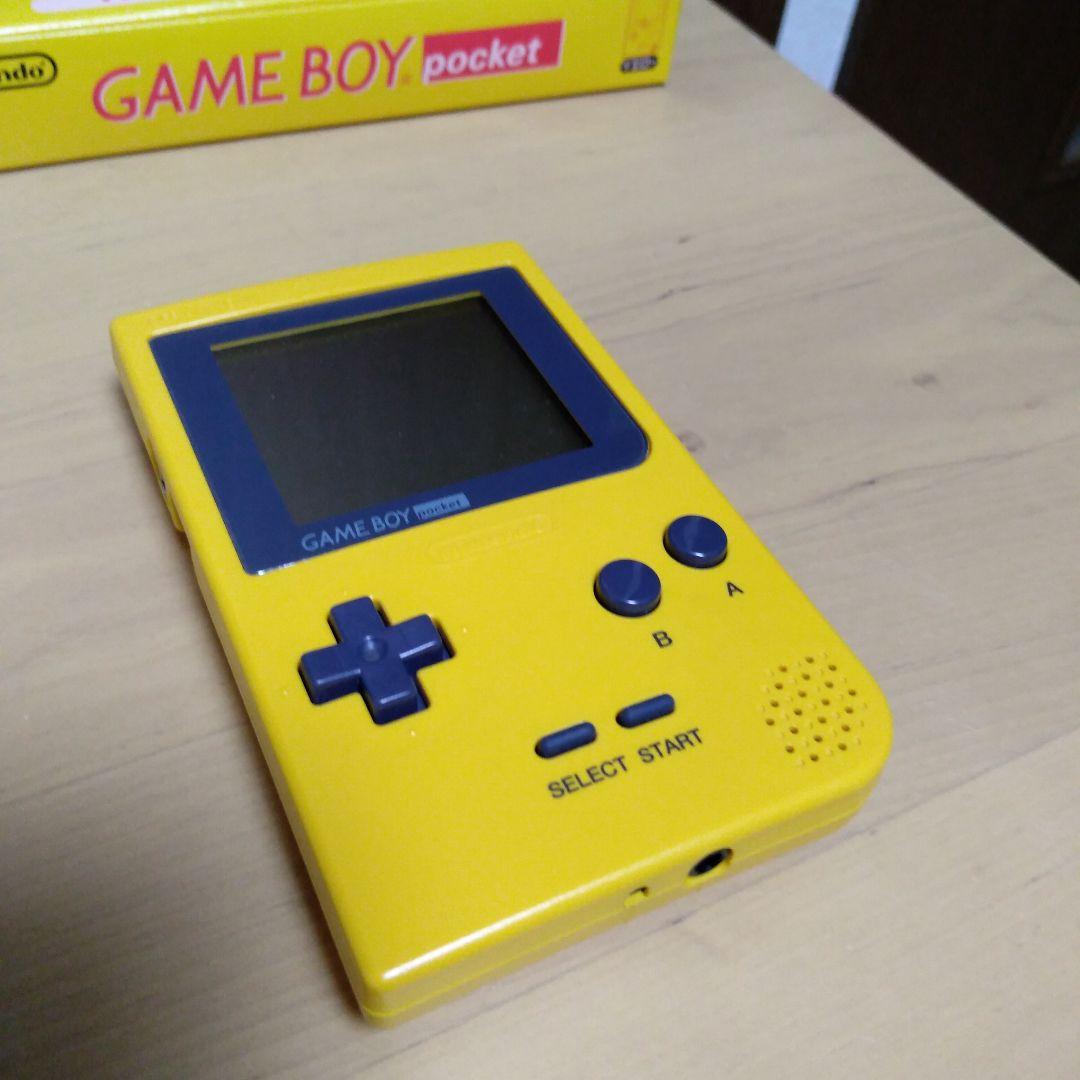 ゲームボーイポケット 黄色 ポケット専用ACアダプタ付き