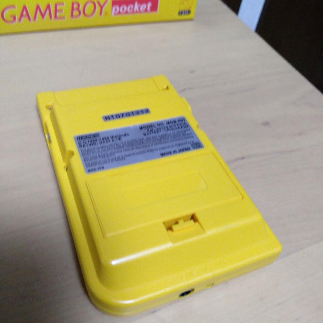 ゲームボーイポケット 黄色 ポケット専用ACアダプタ付き