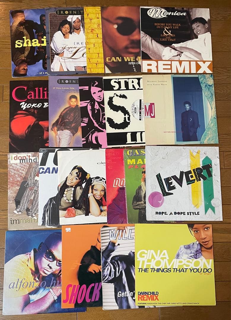 【洋楽レコード】R&Bまとめ売り tevin campbellなど19枚セット