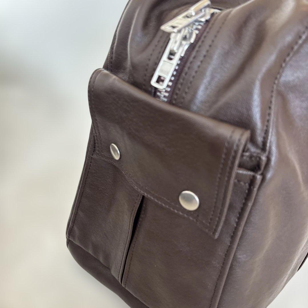 【美品】PORTER フリースタイル ボストンバッグ ブラウン 茶　大容量