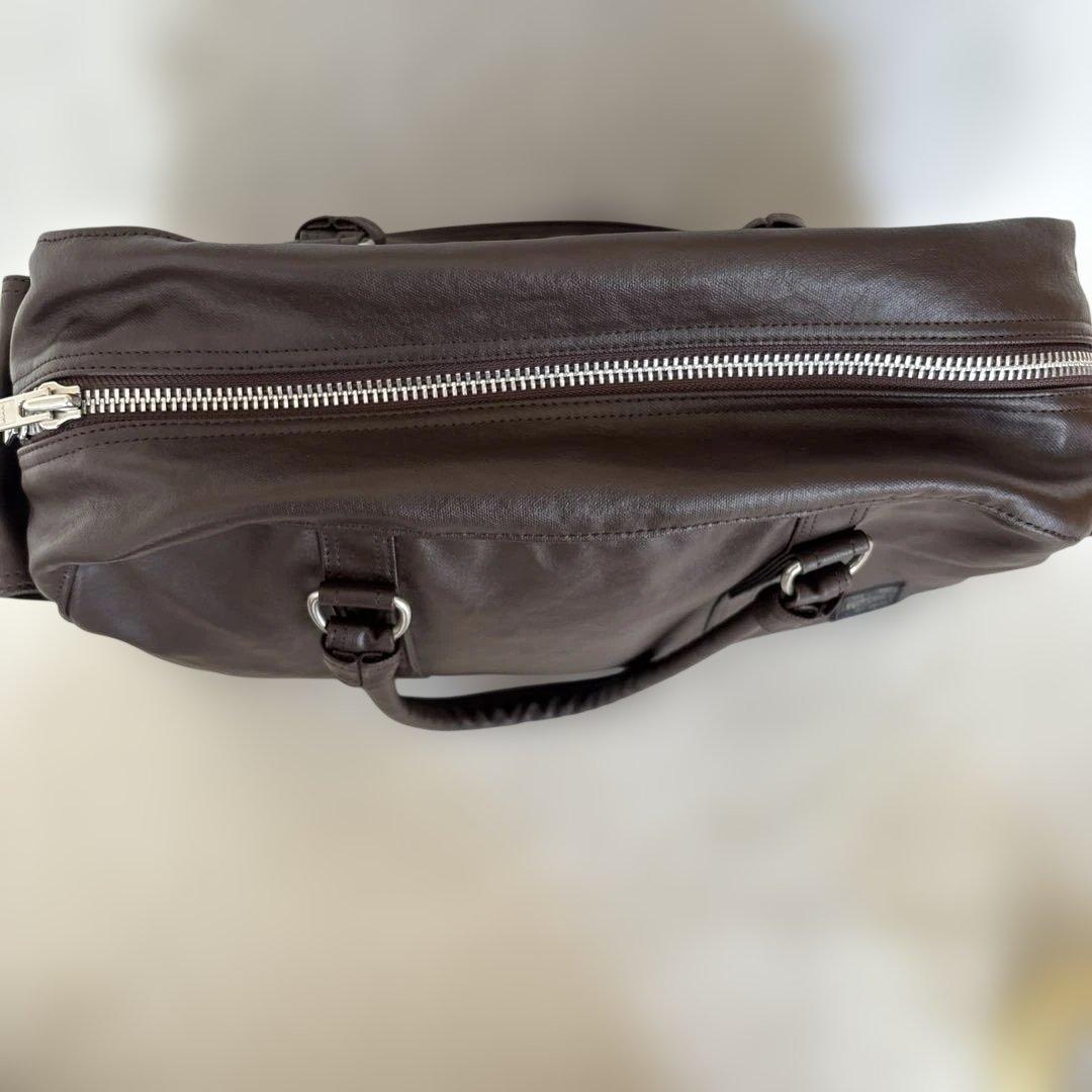 【美品】PORTER フリースタイル ボストンバッグ ブラウン 茶　大容量