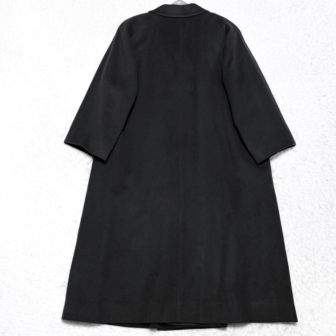 【美品】レリアン 大きいサイズ カシミヤ ウール コート 上品 高級 オフィス