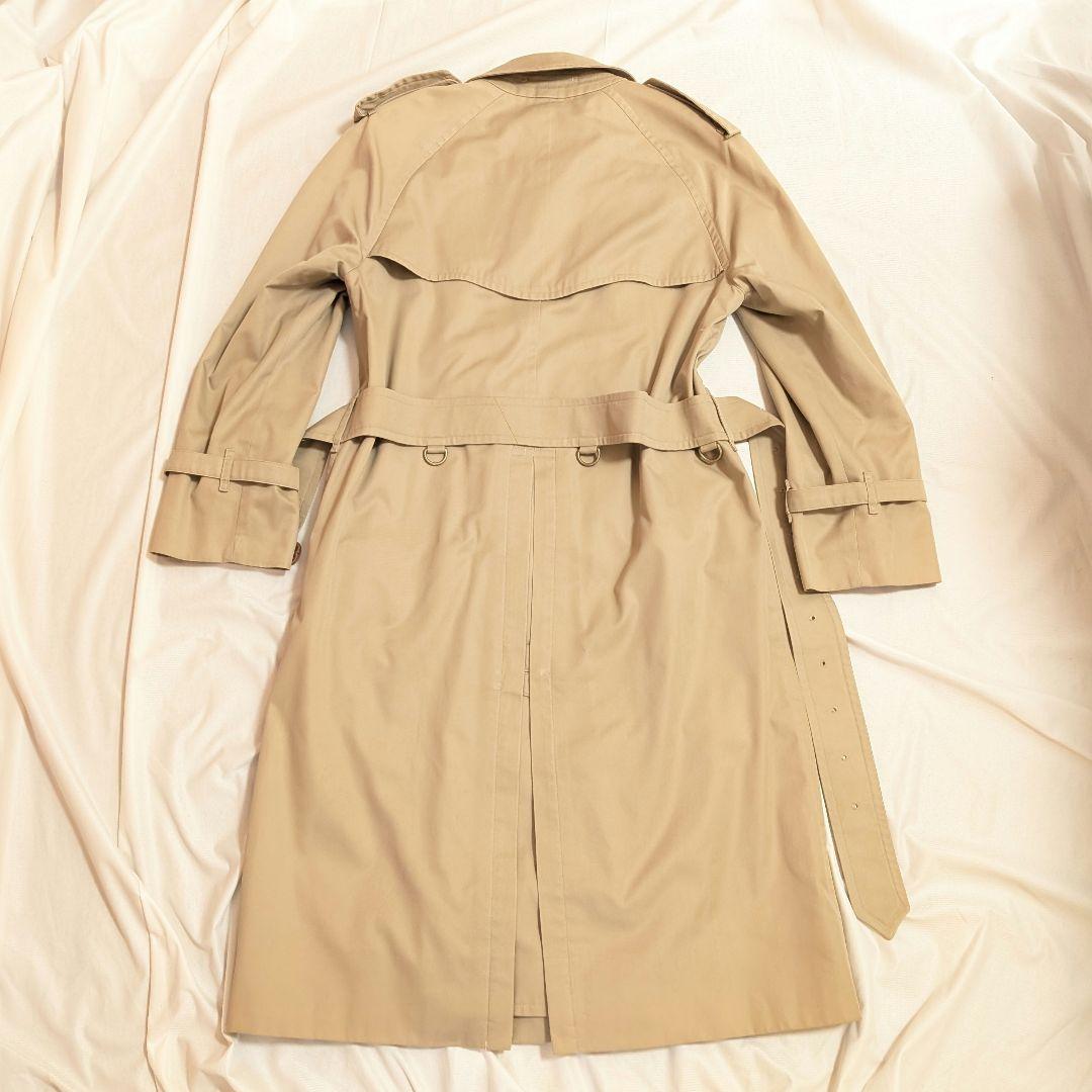 【Burberrys】美品80s~英国製トレンチコート　ベージュ　ノバチェック柄