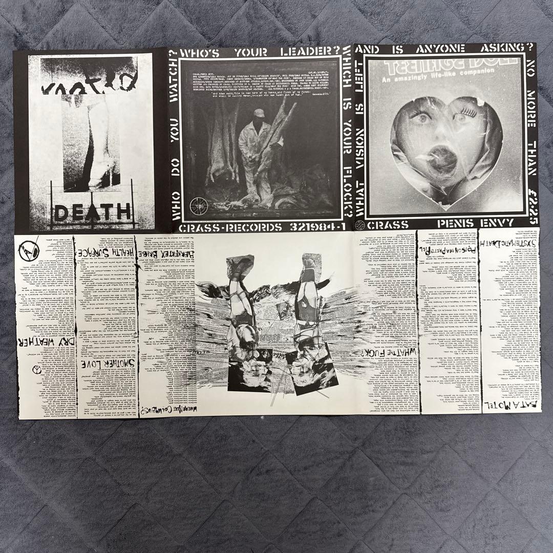 【希少美品】CRASS PENIS ENVY LP + ポスター