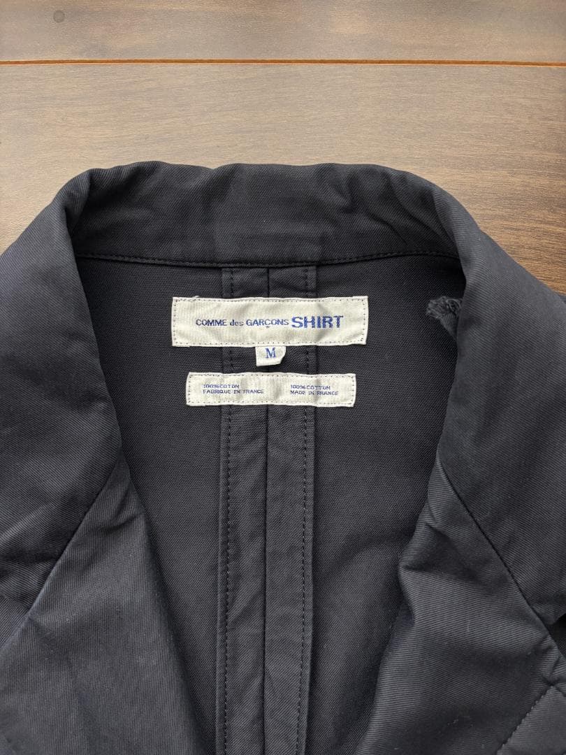 週末値下COMME des GARCONS SHIRT デカジップジャケット M