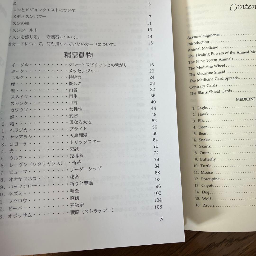 メディスンカード　medicine cards 日本語