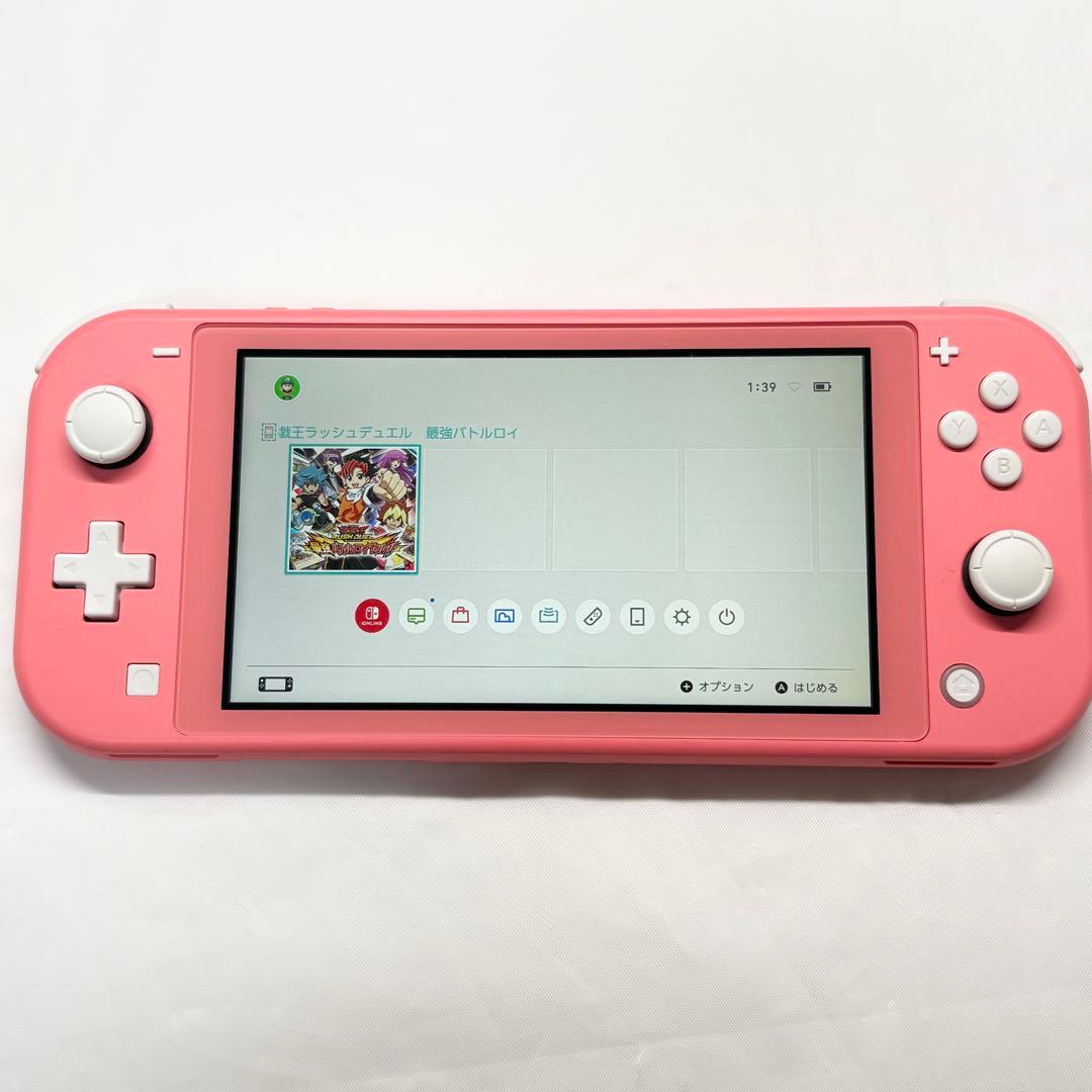 【良品☆】任天堂 Switch Lite コーラル 本体のみ 動作確認済み